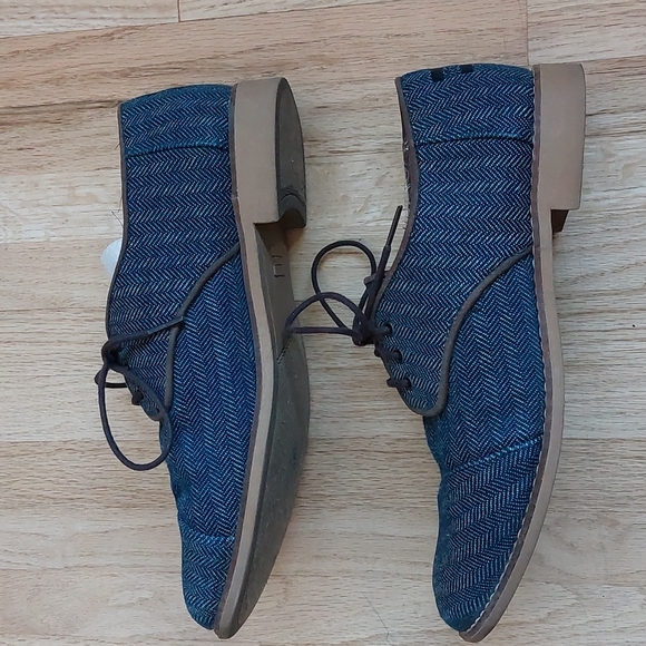 Toms denim loafers size 9.5 great condition - Picture 10 of 11